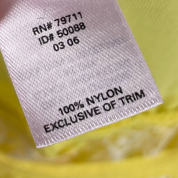 Vintage Y2K Victoria's Secret Babydoll Nightie Slip Chemise Top Yellow Small - Picture 9 of 13